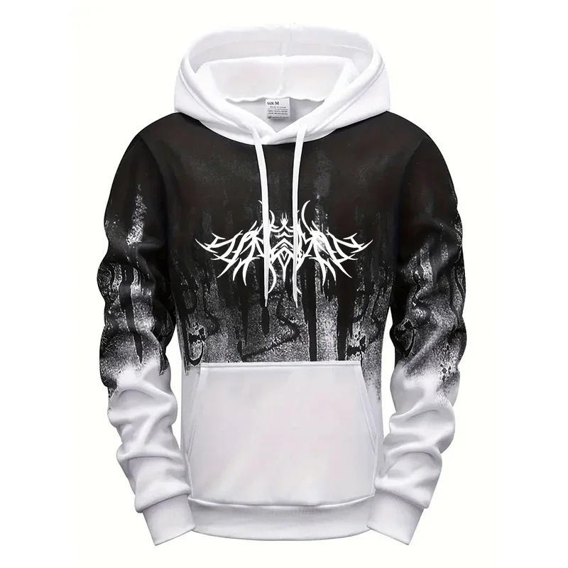 Men's High Grade Hooded Sweatshirt Y2K Style Streetwear Pullover