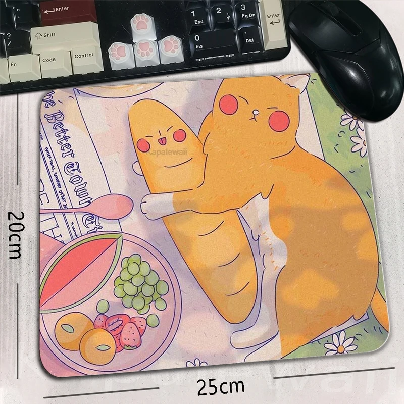 

Kawaii Mause Pad Gamer Rubber Mouse Pads Desktop Table Mat Anti-slip Pc Gaming Computer Desk Protector HD Print Accessories