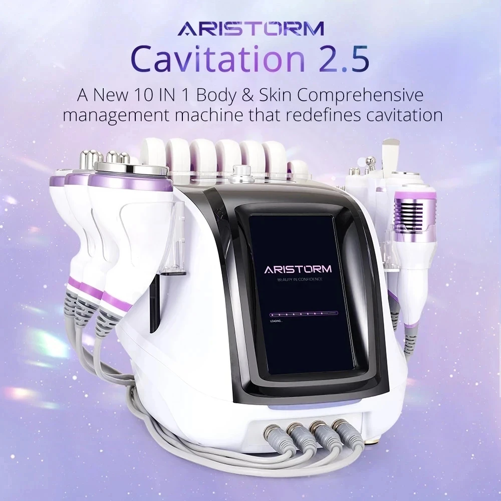 Newest Technology 10 in 1 Ultrasonic 30K Cavitation RF Slimming Vacuum RF Hot & Cold Hammer Slimming Beauty Machine 5