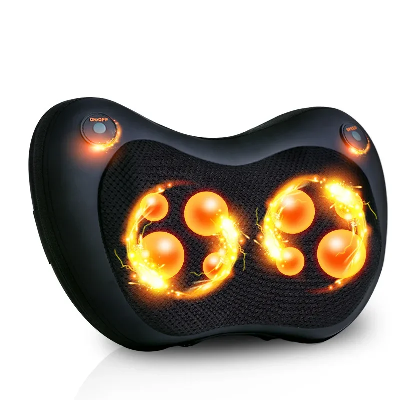 

Neck Massager Neck Massage Pillow Heating Car Pillow Back and Neck Massager Vibrating Headrest Head Cervical Pillow