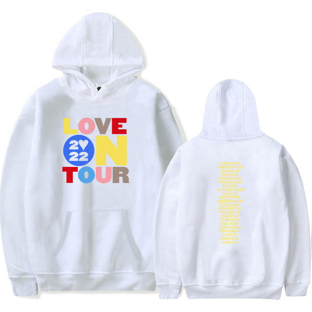 HARRY STYLES LOVE ON TOUR THEMED HOODIE