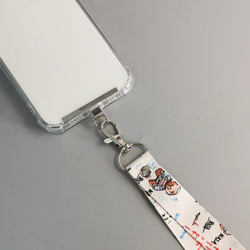 Phone Tether Patch Universal Metal Phone Lanyard Patch Anti-Lost Replacement Attachment Hanging Cord Tab Stainless Steel Cellphone Straps Cards