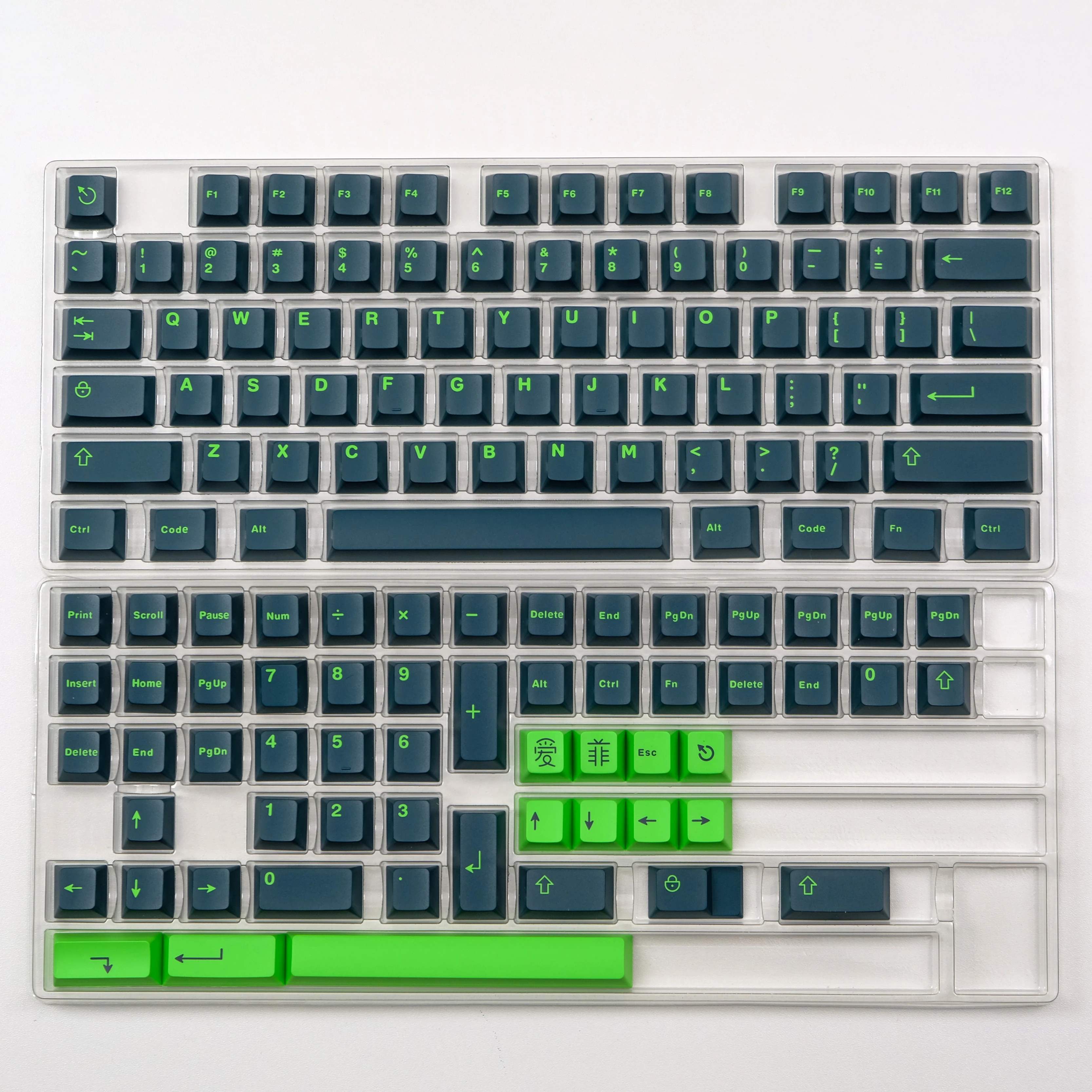 Underworld Colorful 121-Key Cherry Profile Double Shot ABS Keycap Set