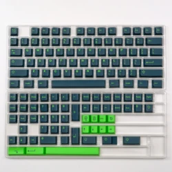 Underworld Colorful 121 - Key Cherry Profile Double Shot ABS Keycap Set (Ink Green - 132)