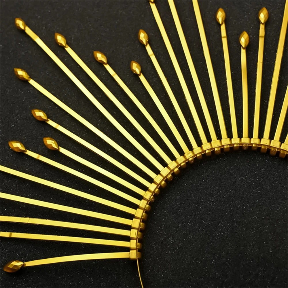 Women Crown Headband Mary Golden Halo Hair Accessories Maternity Photography Props Goddess Wedding Party Headwear Halloween