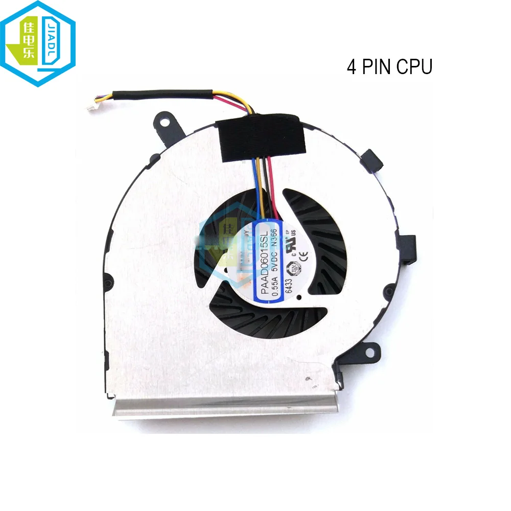 Laptop CPU GPU Cooling Fan Cooler for MSI GE62 GL62 GE72 GL72 GP62 GP72 PE60 PE70 GE62VR GE72VR GP62MVR 3 4 Pin PAAD06015SL