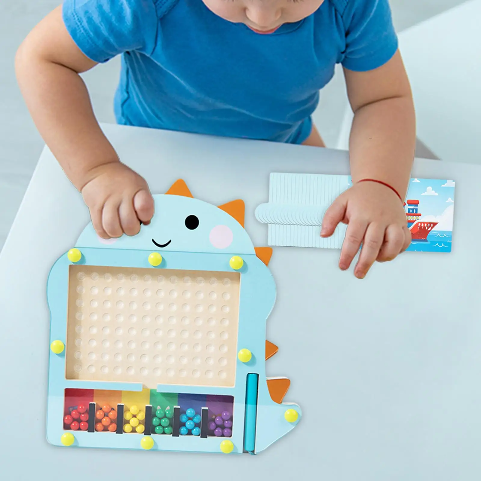 

Montessori Color Matching Puzzle Wooden Puzzle Game Board Party