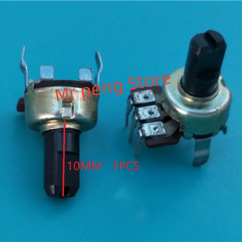 

1pcs for 121 vertical single potentiometer B5K B20K B50K B100K axis 10MMF