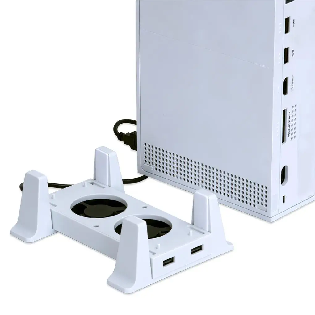 

Vertical Cooling Stand White Cooler Holder Heat-Dissipating Vertical Bracket High-Performance Support for Xbox Series