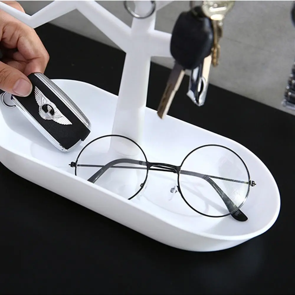 Description Picture 6 of itemCreative Key Storage Rack ABS Plastic Bird Tree Key Holder Jewelry Rack Living Room Creative Ornaments Desk Organizer