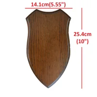 Deer Trophy Shield Roe Solid Oak Trophy Plate Buck Wooden Shields for Deer Trophies Plaque 1