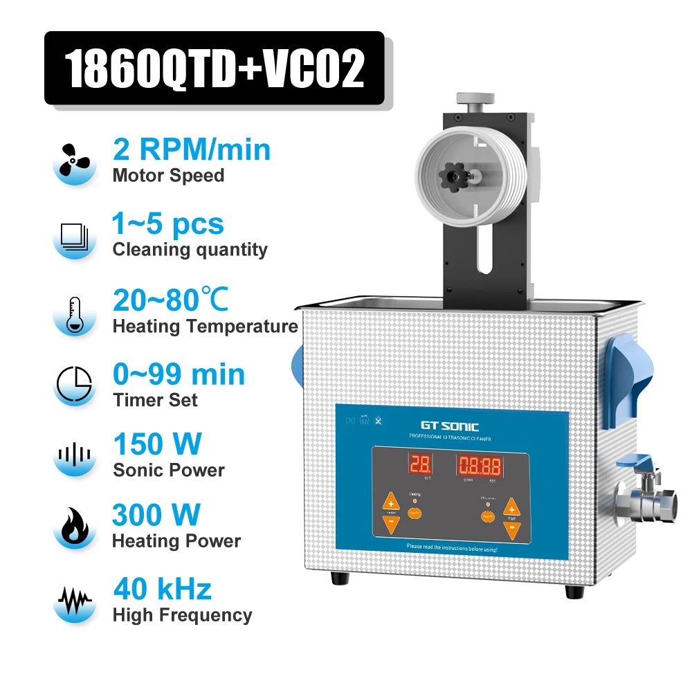 WEWU ROUNDS Machine de nettoyage à ultrasons pour disques vinyles LP 6 L  avec support professionnel pour disques vinyles Max 5 disques de nettoyage  2 tr/min/min avec économiseur d'étiquettes : : Électronique