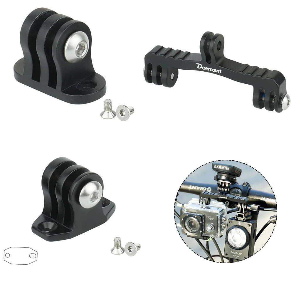 

Bike Camera Mount For-Gopro Bicycle Cameras Holder Cycling Adapter Attachment Aluminum Alloy Bracket Camera Adapter Parts