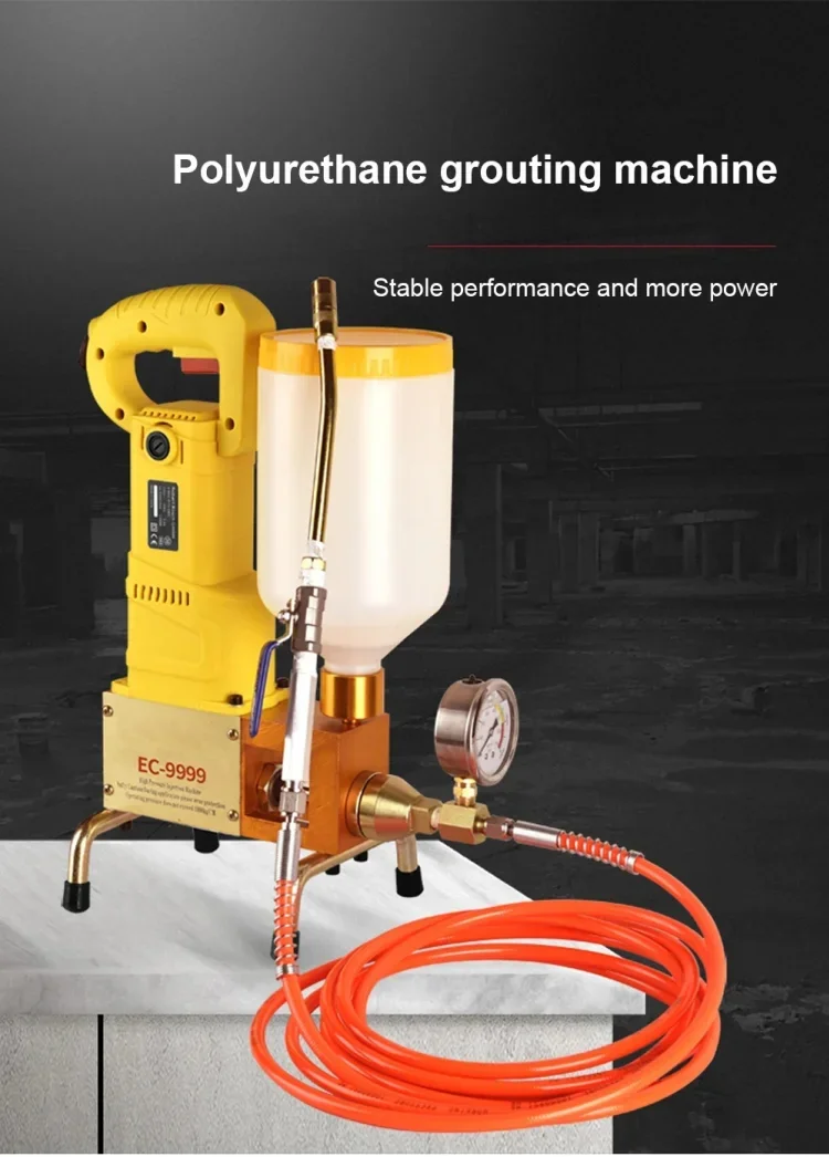 JH 1100W High Pressure Waterproof Grouting Machine for Epoxy Polyurethane Foam I