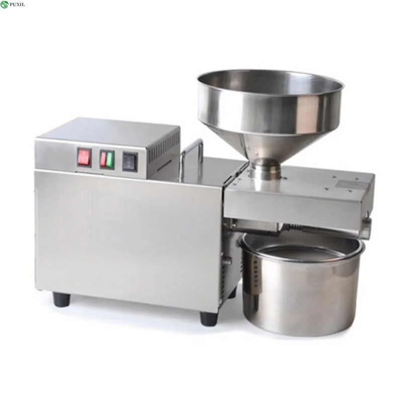 Stainless steel cold press oil machine small business oil press machine flax seed sunflower seeds sesame extractor 220V/110V