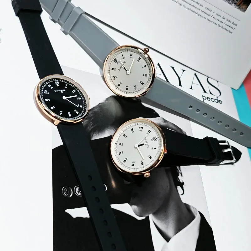 Orologio impermeabile in silicone elegante e semplice, display 24 ore, adatto per personale medico, studenti e uomini e donne - Image 5