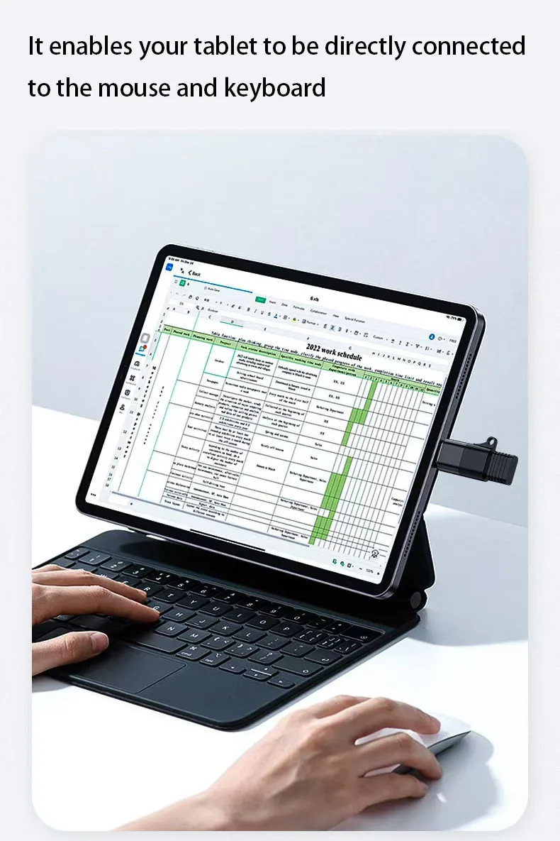 아이폰 라이트닝(남성)용 OTG 타입 C-라이트닝 어댑터, 헤드폰, USB 플래시 드라이브, OTG용 USB C(여성) 타입 C 어댑터