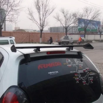 Spoiler universale per auto Ala GT Hatchback Spoiler posteriore automatico Spoiler per bagagliaio Ala Racing Alluminio regolabile universale Freeshipping