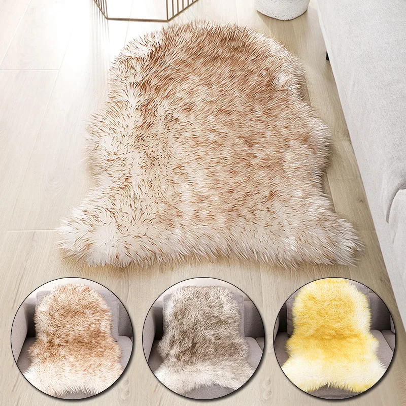 SoftCarpetSheepskinCushionSeatCushionArtificialSheepskinCushion