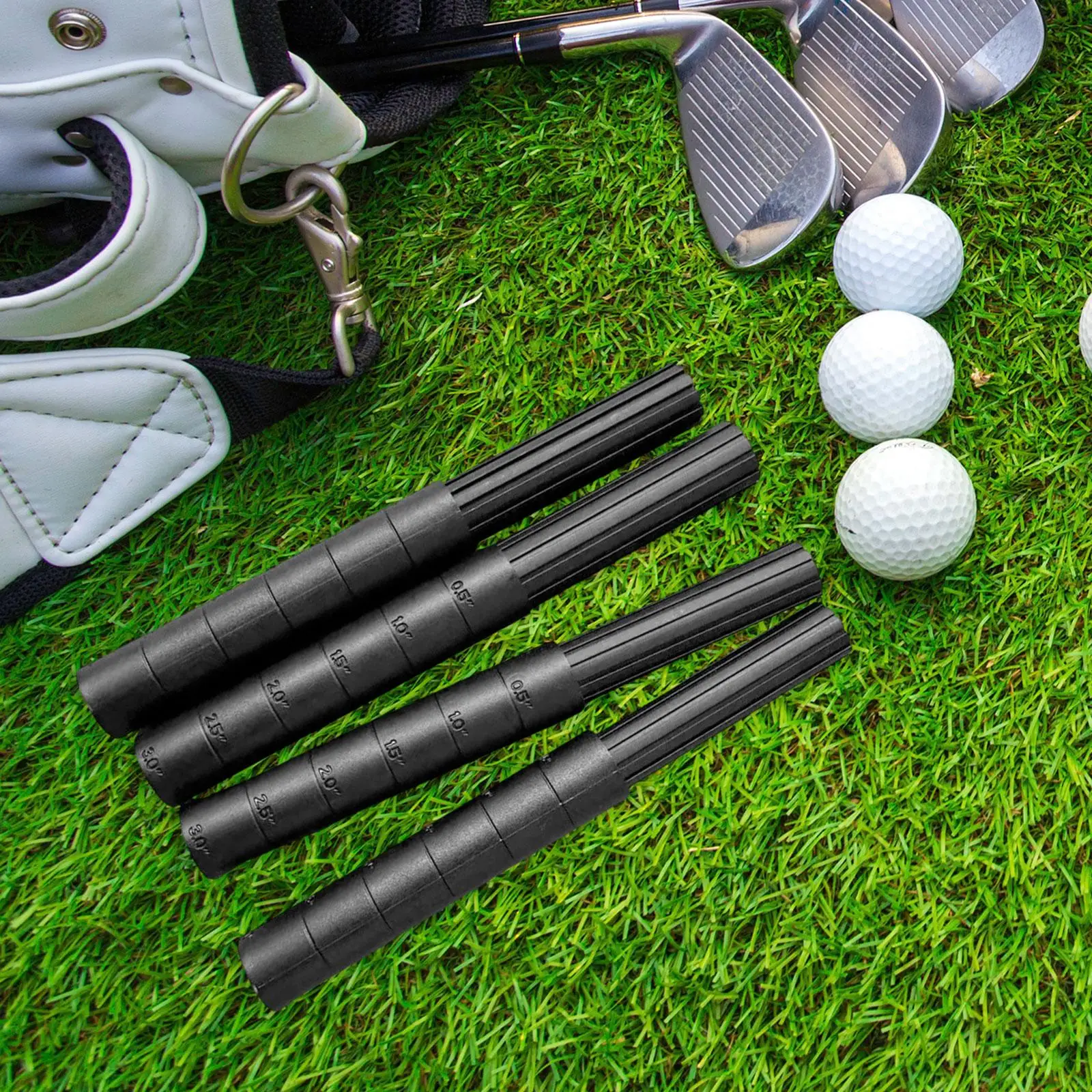 4x Golf Club Shaft Extension Replacement Portable Length Adjustment Putter Extender Rod Repair and Upgrade Kit