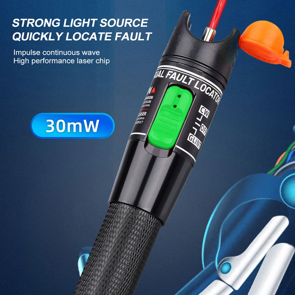 NEW Universal 30KM VFL Light Pen Optic Light Source Fiber