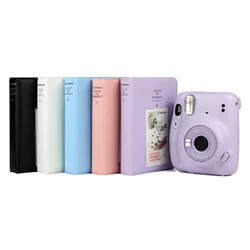 64 Pockets 3 Inch Candy Color Name Card Holder Photo Mini Book Album for Fujifilm instax Mini 12 11 LiPlay 9 7s 8 25 90 Films