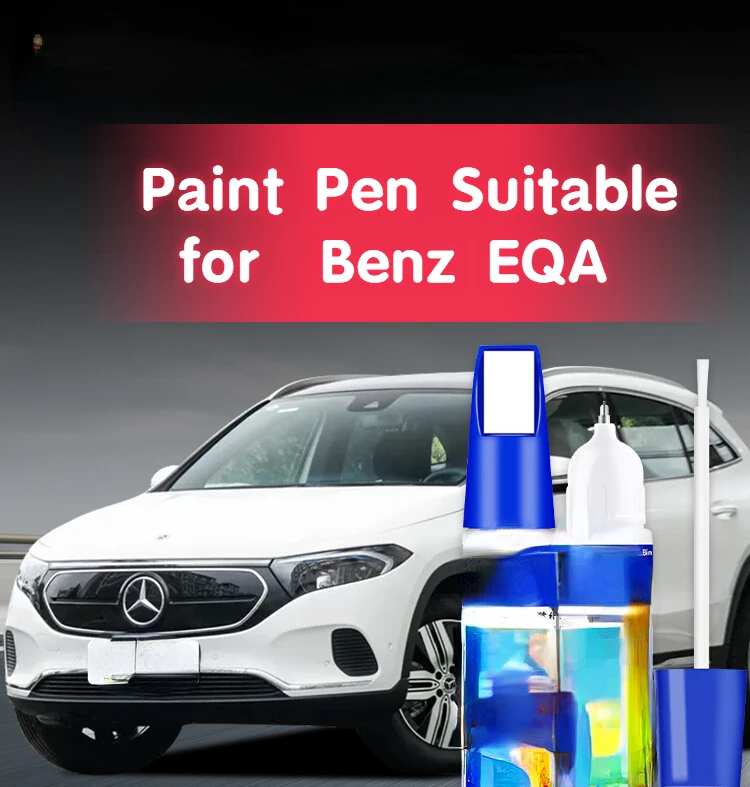 

Paint Pen Suitable for Benz EQA Arctic White Paint Fixer Universe Black Hao Sand Silver Mountain Gray Automobile EQA