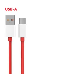 Premium SuperVOOC Fast Charge USB - C Cable, Dual Type C PD Line, 65W/80W, Multiple Lengths Available - 1m (USB - A to USB - C)
