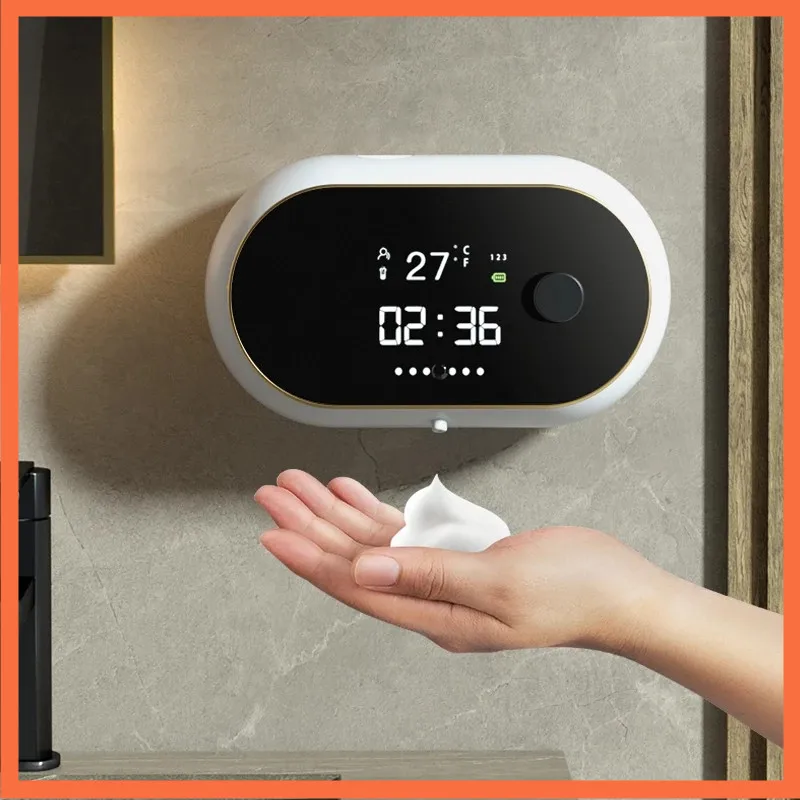 

2022 Touchless Wandmontage Automatische Zeepdispenser Usb Vloeibare Schuim Machine Infrarood Sensor Elektrische Handwasmachine