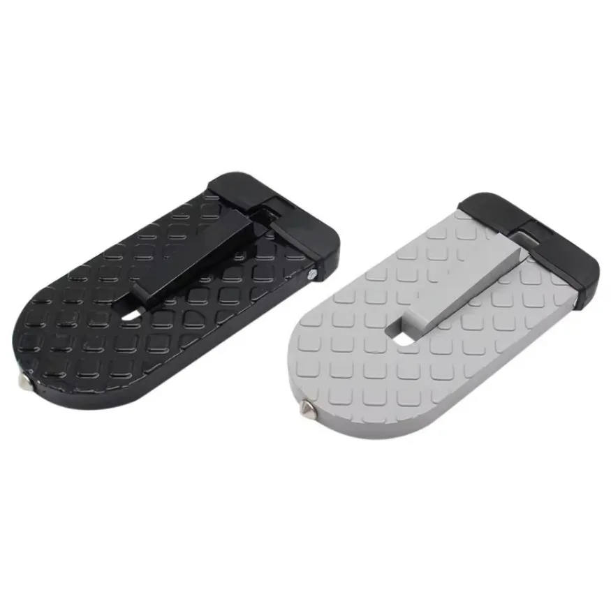 Multifunction Foldable Car Roof Rack Step Car Door Step Auxiliary Foot Pedal Universal Latch Hook Aluminium Alloy Safety Hammer