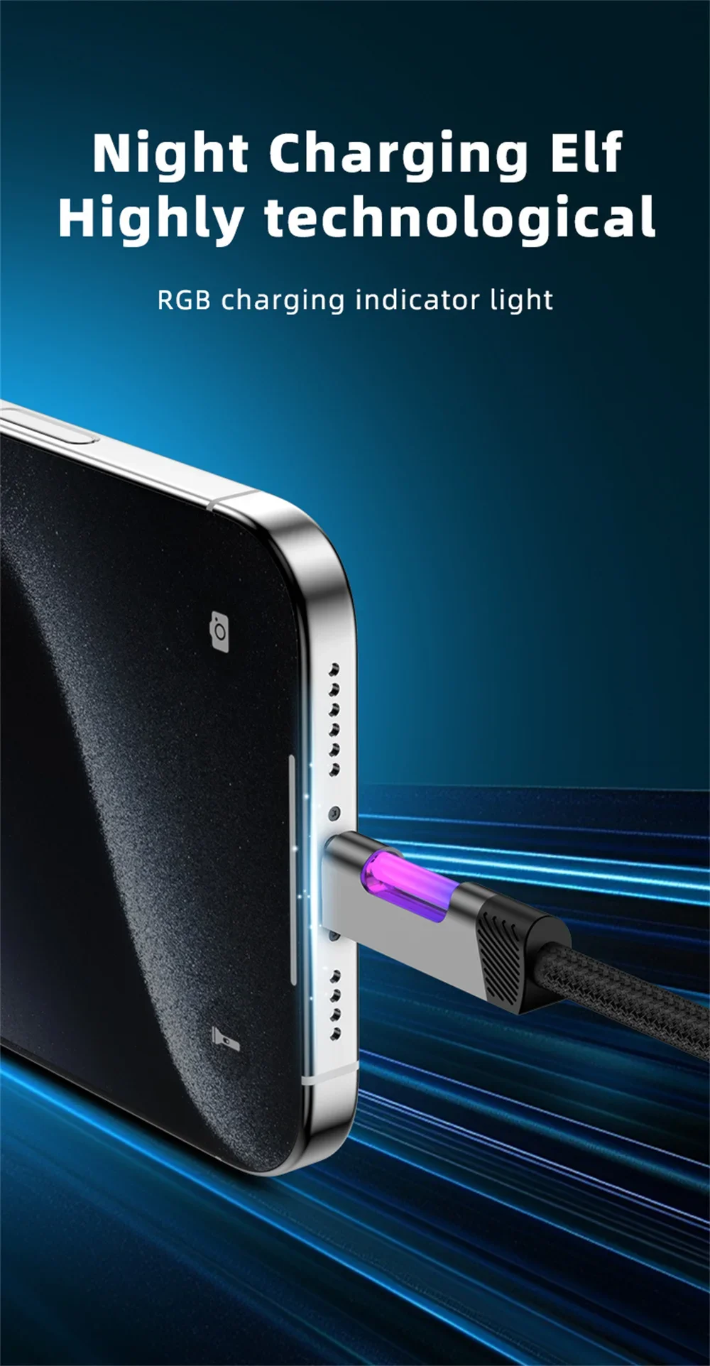 USB Type C Cable 100W 5A Super Fast Charging USB C to USB C Data Cord For iPhone Samsung Xiaomi Quick Charge Phone Charger Cable