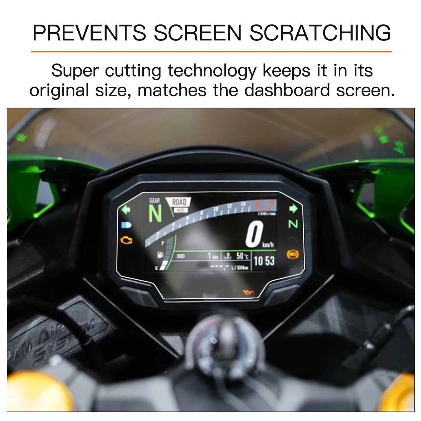 Motorcycle Dashboard Screen Anti Scratch Meter Film Instrument Film For Kawasaki ZX4R ZX4RR ZX-4R Ninja650 Z650 Z900 motorcycle screen protector