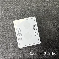 Durable Back Lens Glass Protector for Flip Phone Camera & Small Screen (Separate 2 circles)