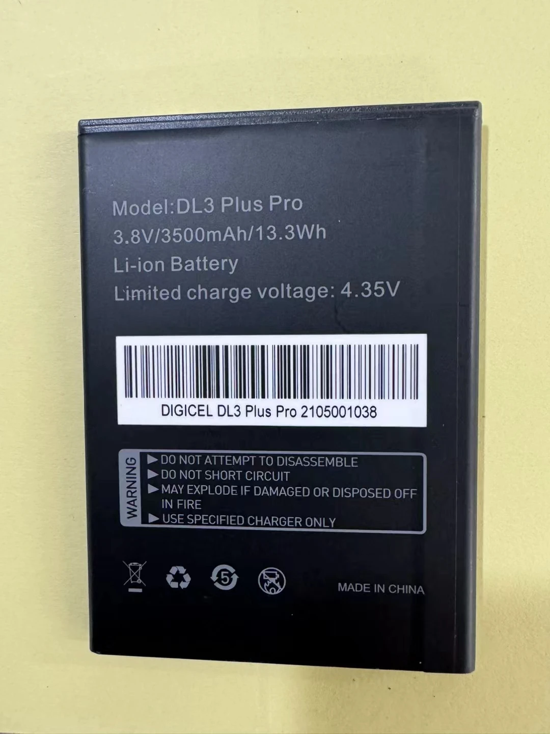 

Оригинальный Новый аккумулятор для Digicel DL3 PLUS PRO 3500 мАч