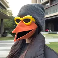 Маска Черной птицы, креативная забавная маска для рта животных, 3D маска для рта животного, птичий клюв, крышка для лица, праздничное платье, подвижная маска животного