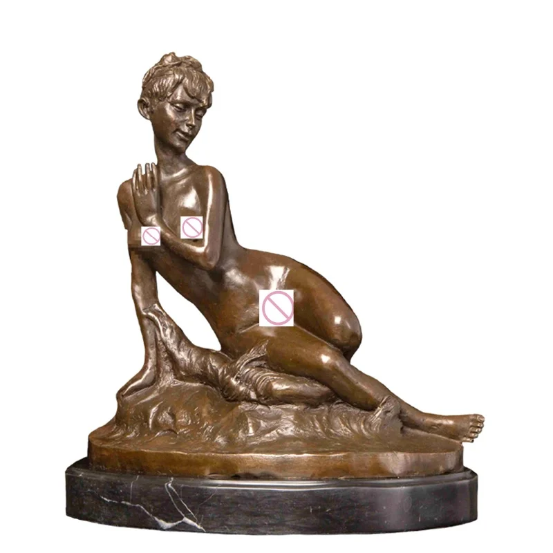 

Фотофон для ресторана, винный шкаф, вход, современный минималистичный стол для гостиной, идея для стола, Дамская статуя, украшение для виллы стеснительной девушки