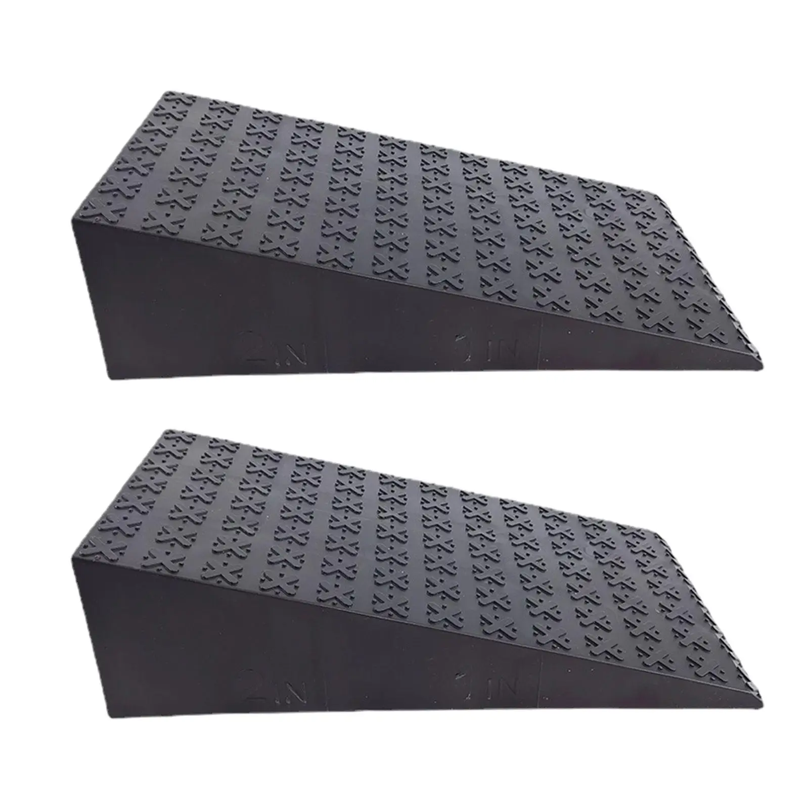 2x Squat Wedge Blocks Slant Board for Pilates Strength Training Stretching