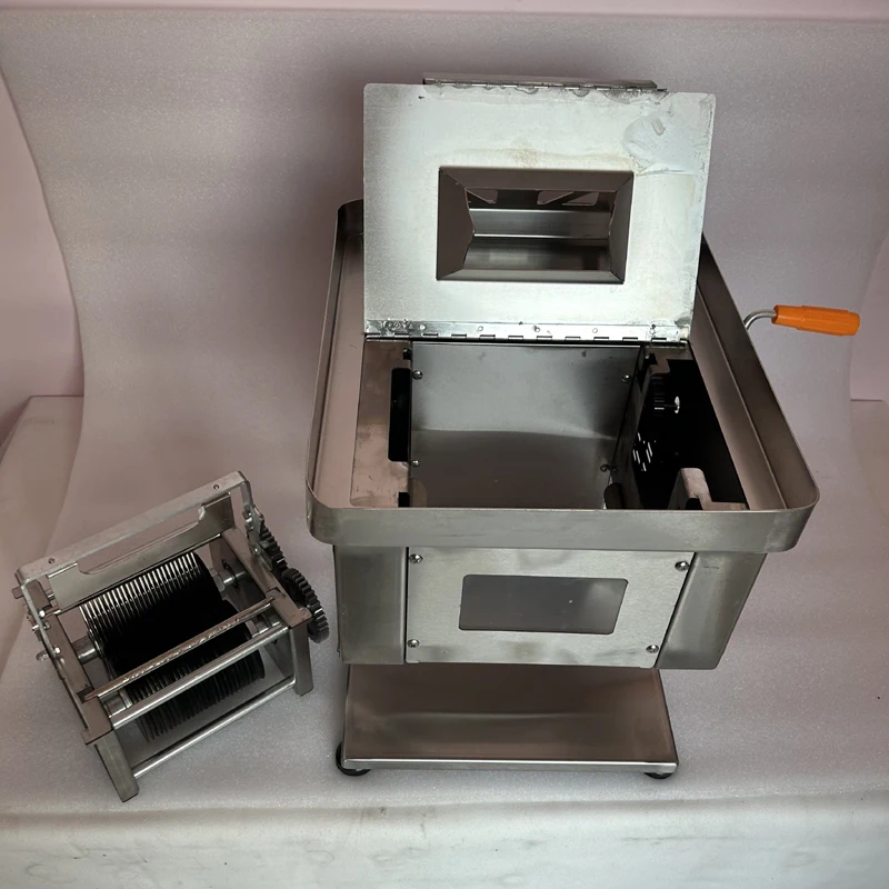 Industrial Beef Cube Dicing Machine Electric Cut Fresh Meat Slicer Grinders Mincer 4