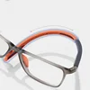 New Light Sensitive Color Changing Myopia Eyewear Bendable TR90 Frame Photochromic Myopia Glasses Anti Blue Light Glasses 3
