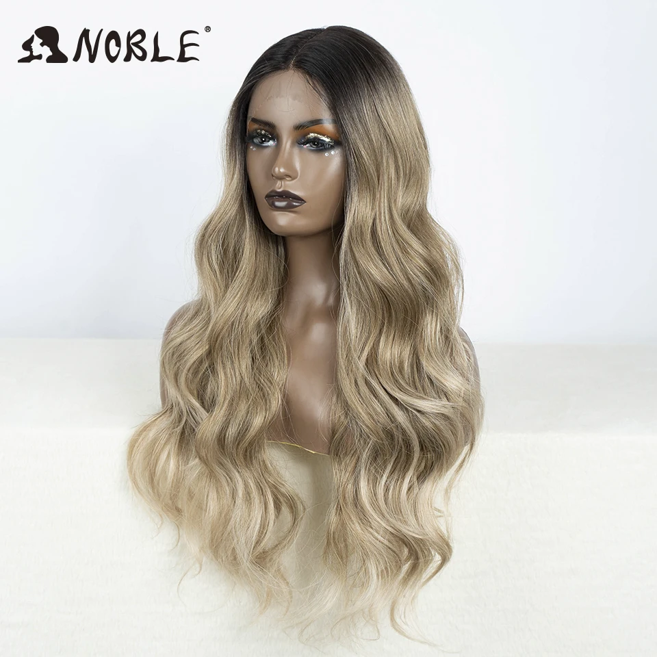 Lace Front Wig Womens Synthetic Wigs For Black Women 30 Inch