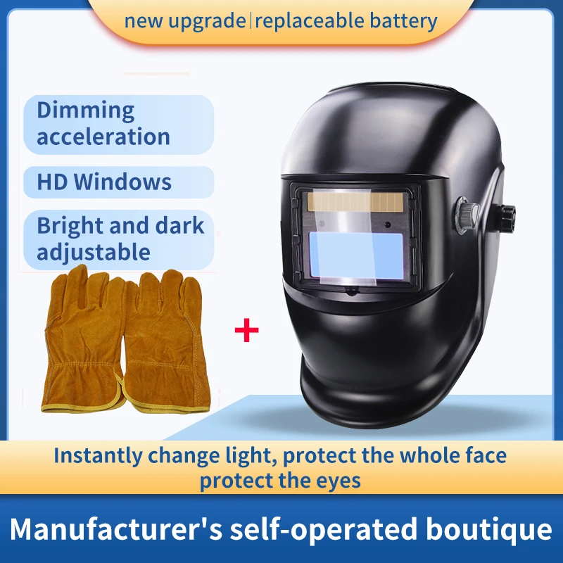 Masque de Soudure Automatique Casque Solaire Auto avec la Gamme réglable dombre 4/9-13 pour Plus des Modes TIG MIG MAG etc 