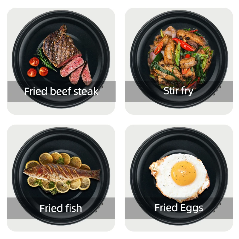 Tiartisan Titanium Ultralight Non-Stick Fry Pan With Detachable Folding Handles Portable Outdoor Camping Picnic Plate Cookware kitchen utensils camping cookware camping cookware set non stick frying pan