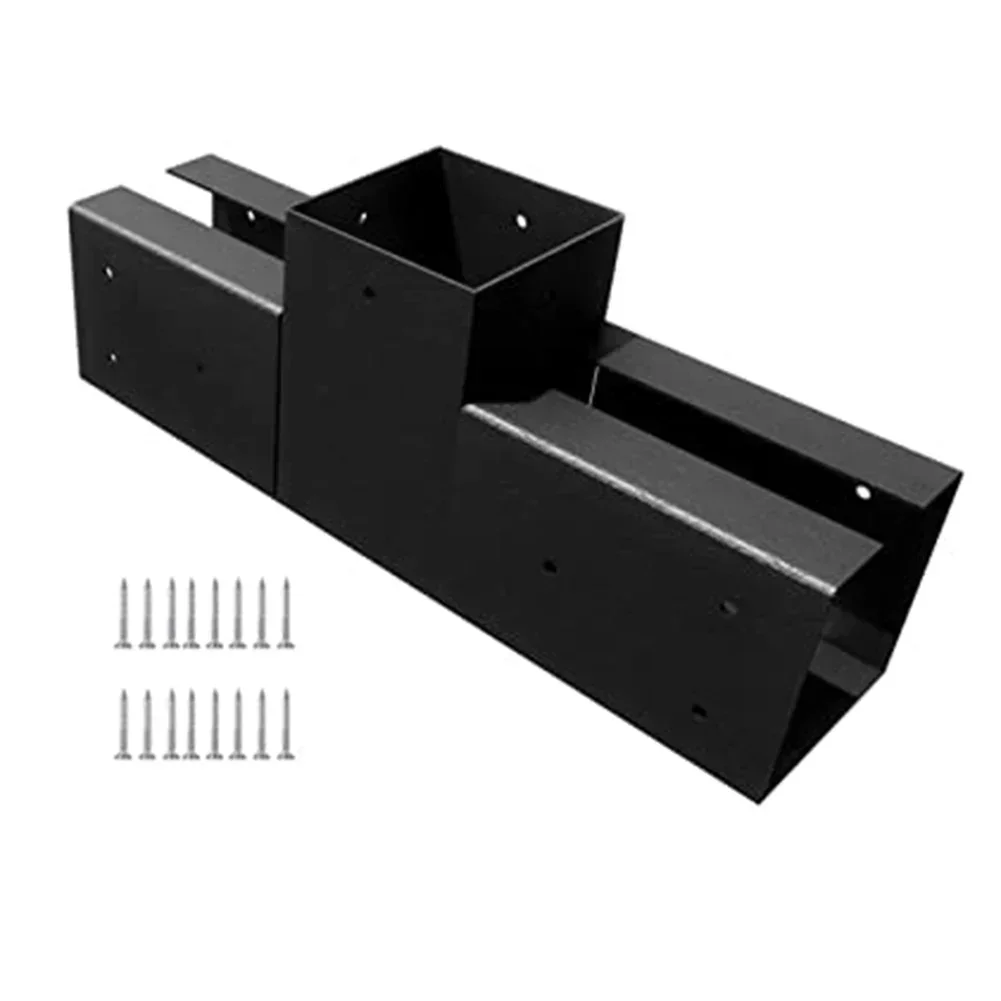 Staffe ad angolo per falegnameria sostenibile 2 staffa spalle e 2 Kit di supporto in legno con Base in legno rialzato Kit