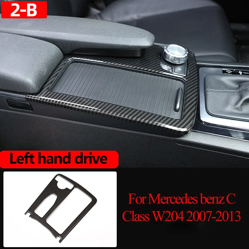 Carbon Fiber Auto Innen Dekoration Trim Aufkleber Für Mercedes benz C  Klasse W204 C180 C200 2007-2013 Zubehör - AliExpress