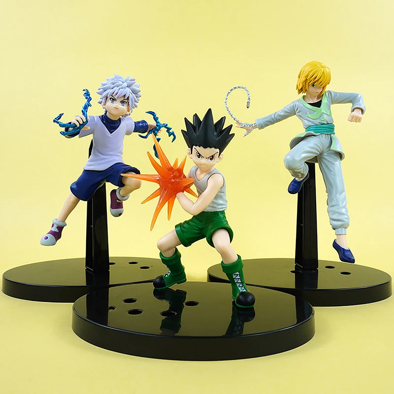 

Аниме HUNTER×HUNTER фигурка Killua Zoldyck GON · FREECSS Kurapika коллекционные предметы Фигурки ПВХ экшн-фигурки подарки