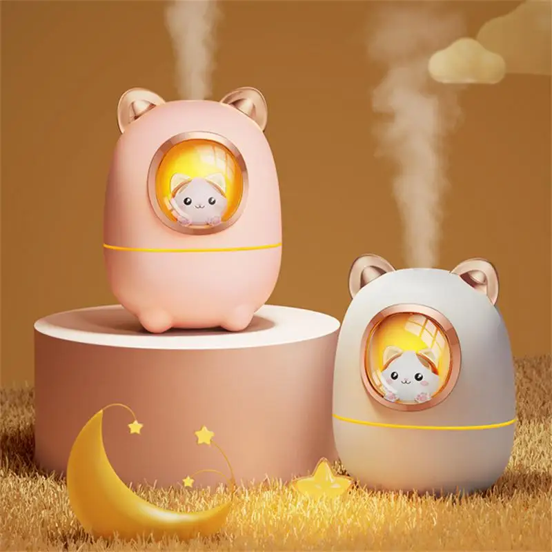 

Cut Air Humidifier Cartoon Essential Oil Perfume With Night Light Usb Recharging Cartoon Humidifie For Home Office Bedroom