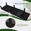 Patio Chaise Lounge Chair Set of 2 Outdoor PE Waterproof Adjustable Easy Assembly Lounge Chairs 3