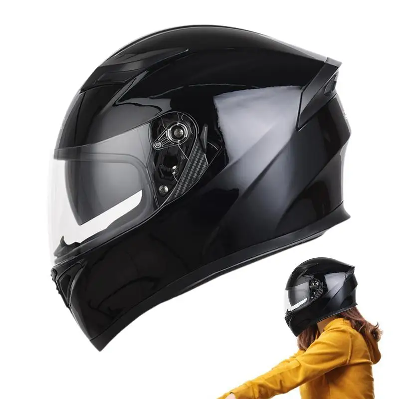

Full Face Hat Full Face Dual Visor Dirt Bike Hat Cycling Hat Mountain Bike Hat Street Bike Hat For Adults Men And Women