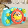 Children's music steering wheel toy puzzle early education interactive cartoon simulation steering wheel press sound toy 1