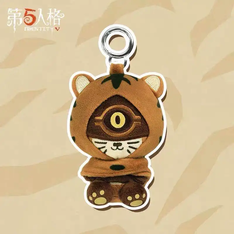 

Cute Game Identity V Eli Clark Longing Tiger Plush Stuffed Doll Keychain Cartoon Props Gifts Anime Pendant Cosplay Keyring